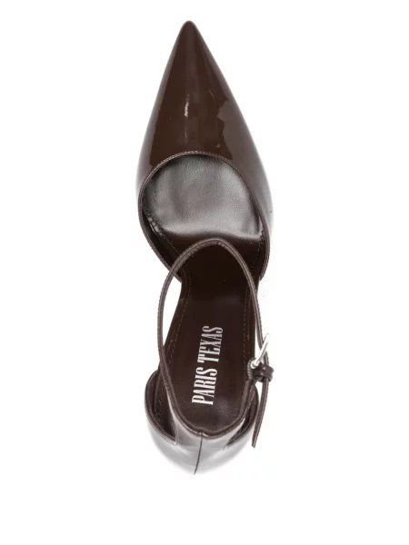 Pantofi cu toc Paris Texas maro