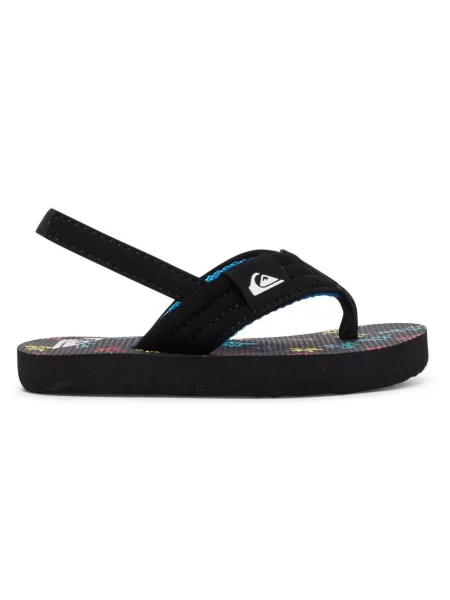 Japonki plażowe dla dzieci Quiksilver Molokai czarne