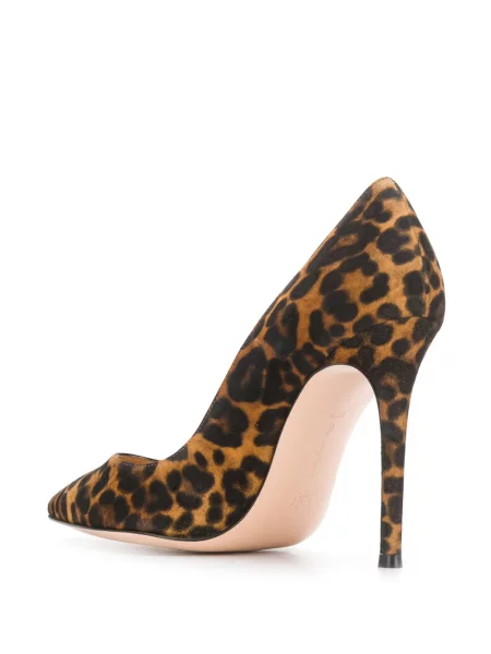 Leopardí lodičky Gianvito Rossi s potiskem hnědé