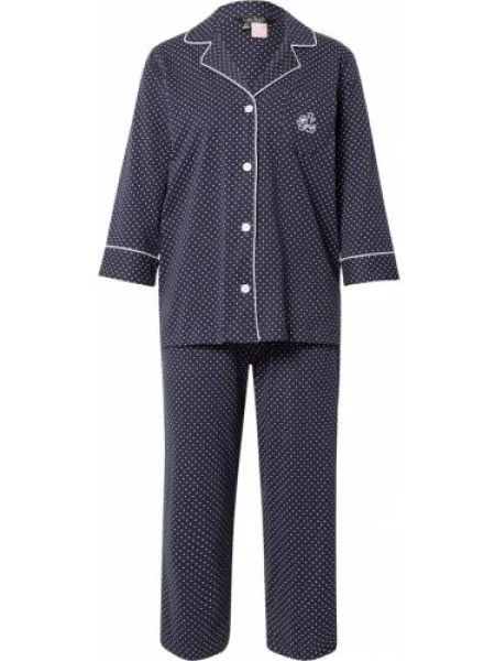 Lauren Ralph Lauren Pijama bleumarin alb