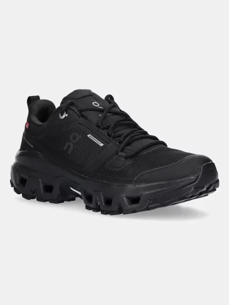 Sneakers On W Cloudrock Low WP Black/ Black EUR 40 negru