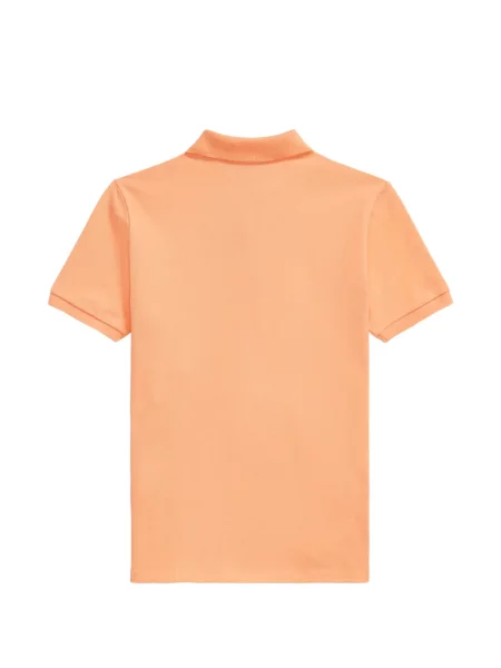 Koszulka polo dziecięca Polo Ralph Lauren pomarańczowa