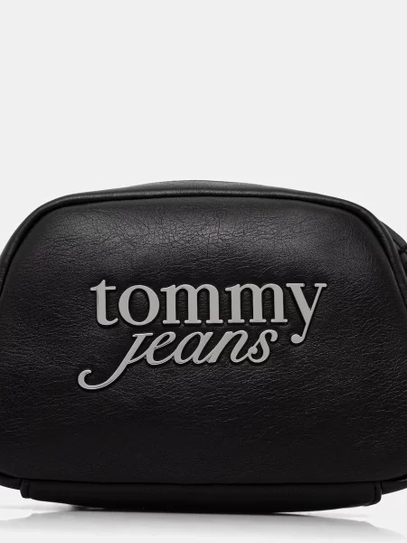 Tommy Jeans torebka crossbody z imitacji skóry czarna