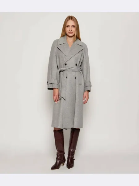 Marella Palton de lână Tenna gri