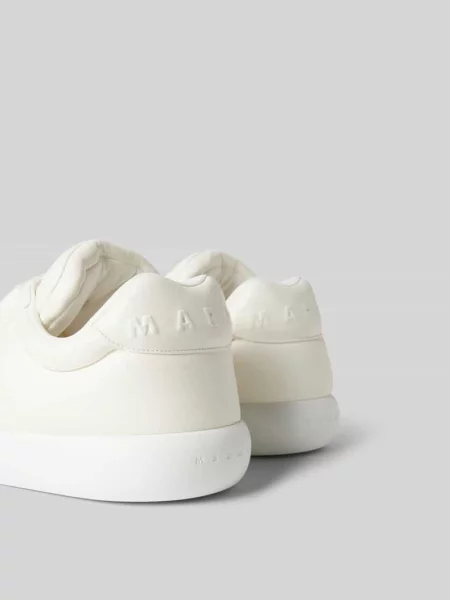 Sneakersy z wiązaniem Marni białe