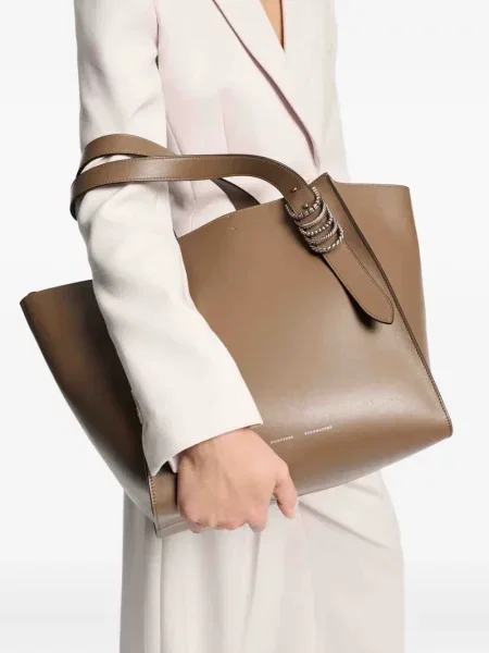 Geanta de piele Dorothee Schumacher din piele maro