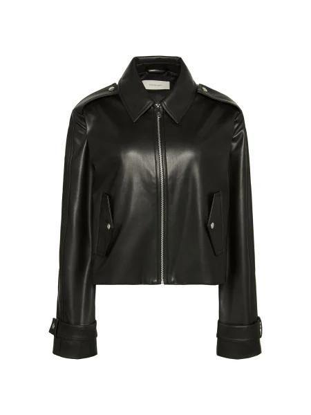 Calvin Klein Jeans Jakna iz umetnega usnja Moto črna