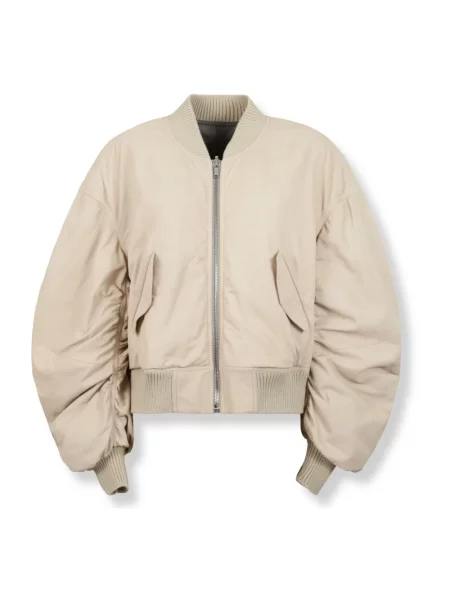 Kurtka Rick Owens beżowa