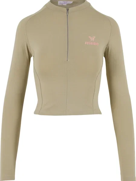 Felicious Tricou Racer kaki roz