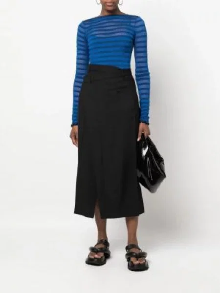 Skaidrus ilgas megztinis Proenza Schouler White Label balta