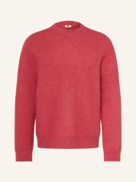 Arket Sweter Z Alpaki pink różowy