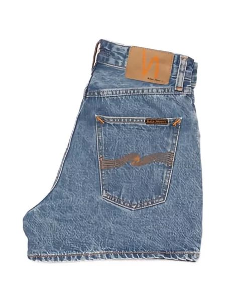 Džínové šortky Nudie Jeans modré
