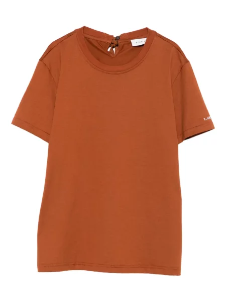 Top Lanvin s vázáním oranžový