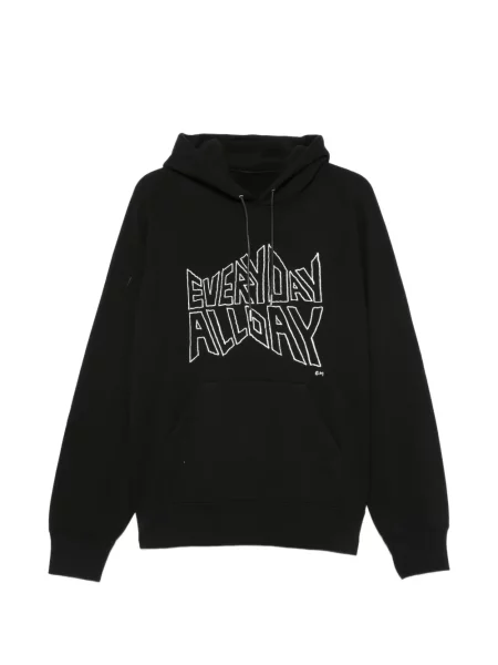 Majica s kapuljačom Sacai s printom crna