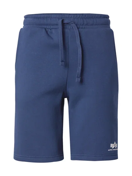 ALPHA INDUSTRIES Pantaloni bleumarin alb