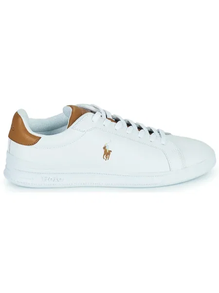 Čipkované tenisky Polo Ralph Lauren biela