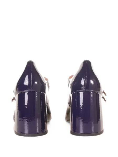 Pantofi cu toc Bibi Lou cu bretele violet