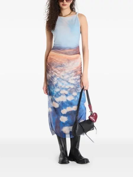 Rochie Desigual cu imagine albastru