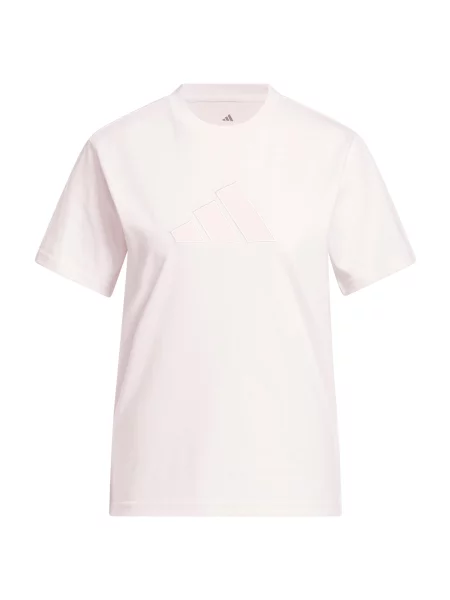 ADIDAS SPORTSWEAR Tricou funcțional SATIN-FILLED LOGO GRAPHIC pastel roz
