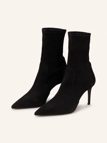 Kotníkové boty Stuart Weitzman černé