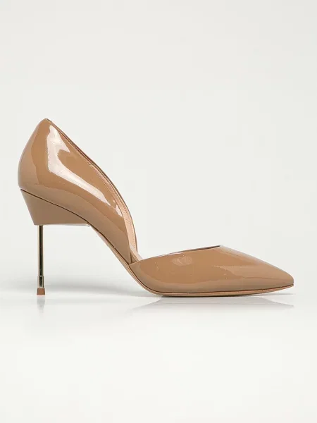 Czółenka Kurt Geiger London skórzana beżowa