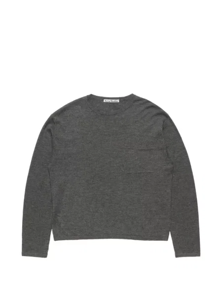 Pulover Acne Studios din cașmir gri