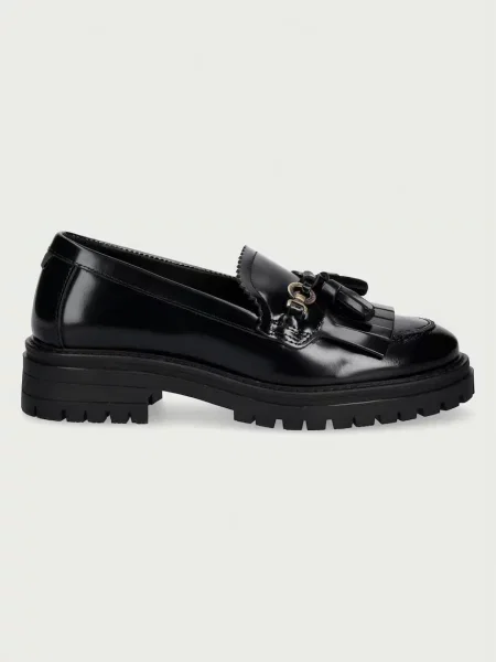 Barbour mocasini din piele Ava negru
