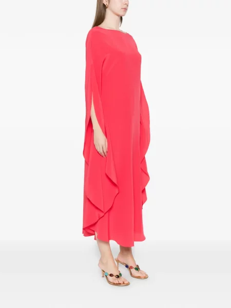 Odgovarati midi haljina Gianluca Capannolo iznad koljena ružičasta