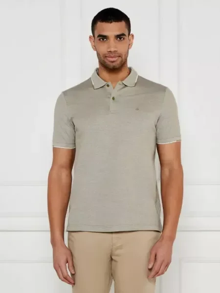 Calvin Klein Tenisz póló | oxford zöld