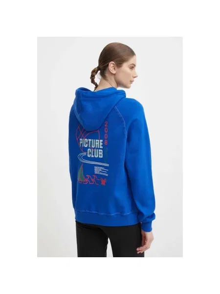 Bluza z kapturem Picture niebieska
