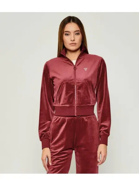 GUESS ACTIVE Hanorac COUTURE | bordo