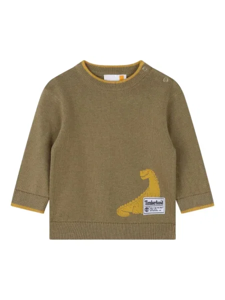 Bluza dziecięca Timberland brązowa