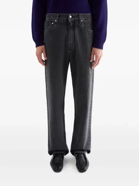 Blugi Jil Sander cu 5 buzunare gri