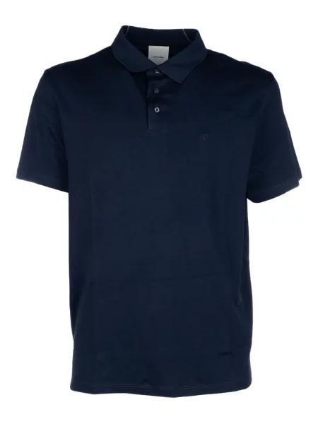Polo Calvin Klein cu broderie albastru