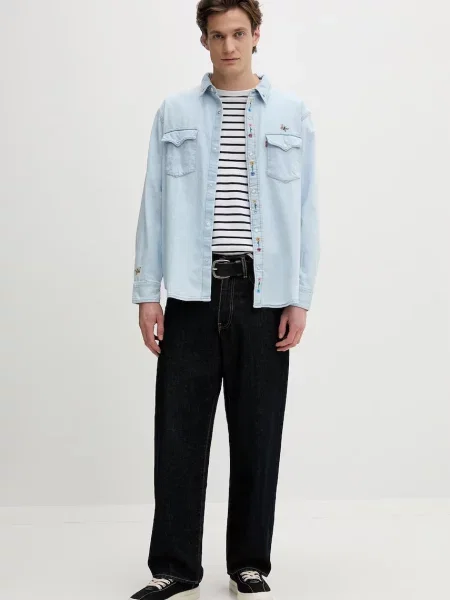Levi's cămașă jeans albastru