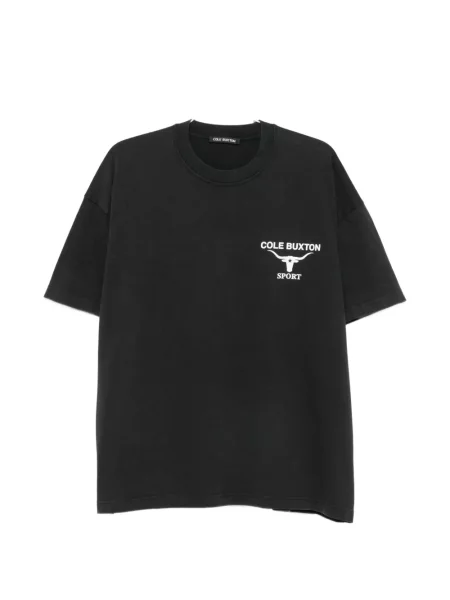 Scurt tricou Cole Buxton cu imagine negru
