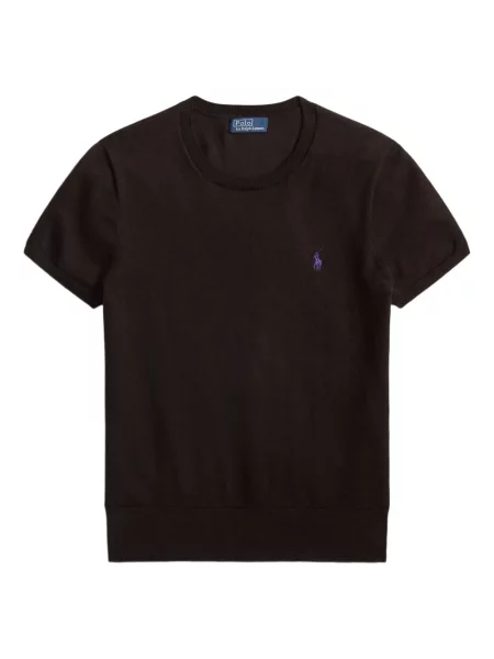 Tricou polo Polo Ralph Lauren cu imagine cu dungi din țesătură twill albastru