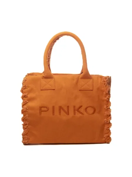 Torba plażowa Pinko brązowa
