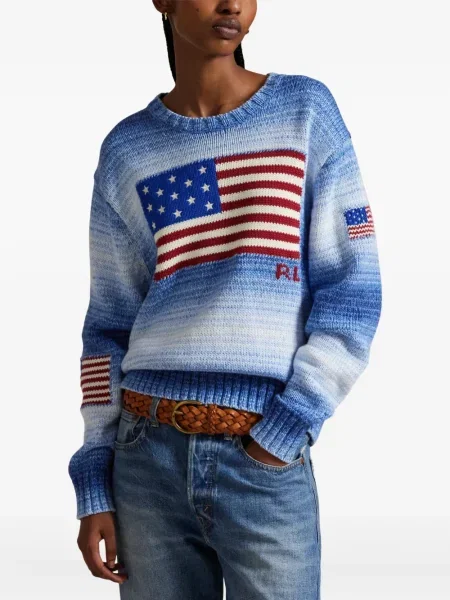 Căciulă Polo Ralph Lauren cu broderie cu dungi cowboy roșu
