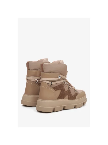 Дутики Estro бежевые