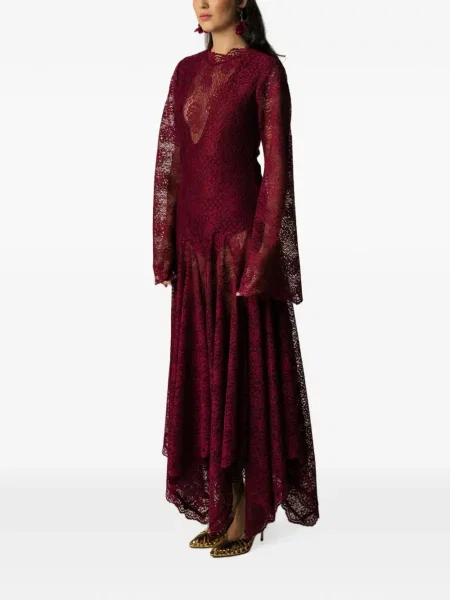 Lung rochie maxi Miau By Clara Rotescu roșu