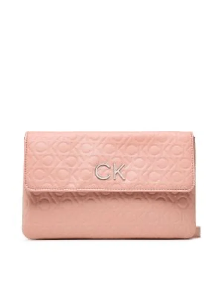 Crossbody kabelka Calvin Klein ružová