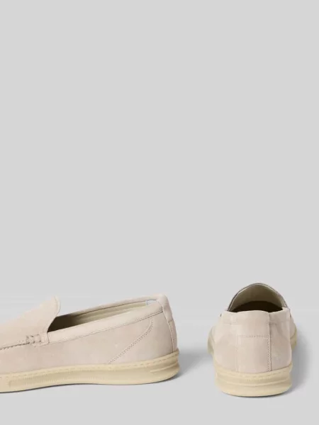 Sneakersy wsuwane ze skóry z gumową podeszwą Woolrich
