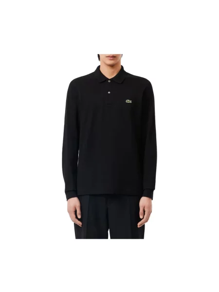 Lacoste longsleeve gładki czarny