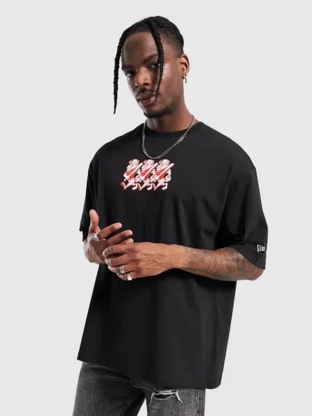 New Era T-Shirt Character Graphic czarna