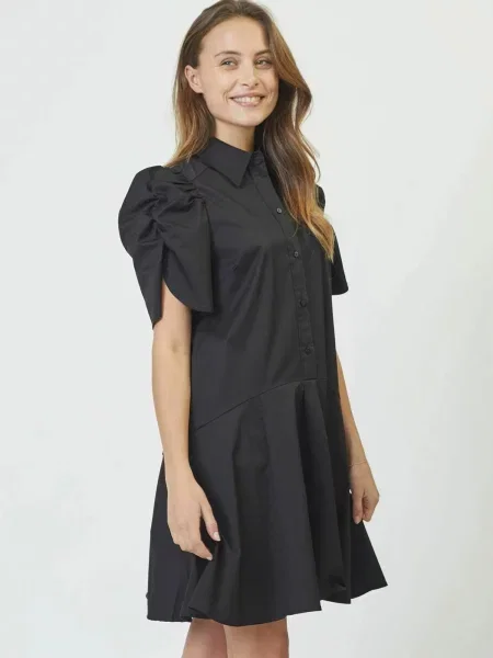 Co'couture Rochie tip bluză Poppy' negru
