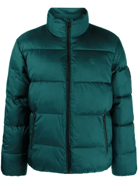 Дънково яке Calvin Klein Jeans зелено