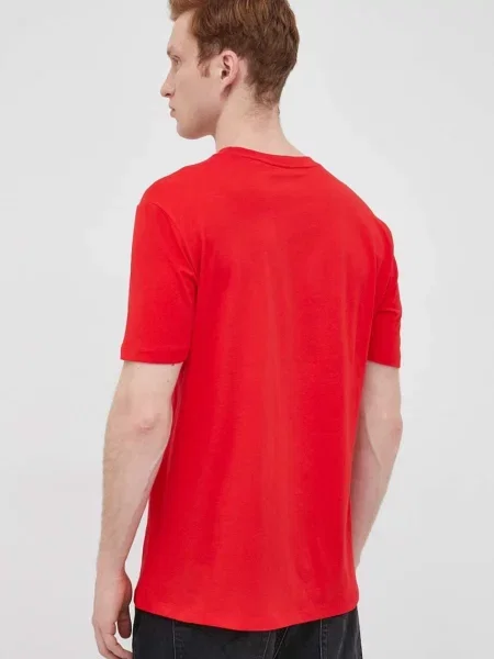 Hugo T-Shirt Dulivio czerwony