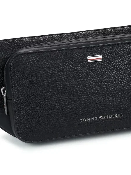 Geantă Tommy Hilfiger din piele negru