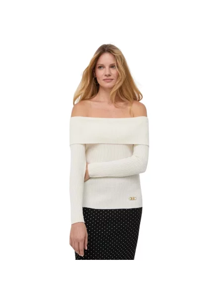 Sweter Michael Kors wełniany beżowy